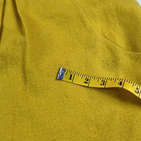 Circle mod stylemustard yellow shift dress, size 165/88a or small - Picture 12 of 13